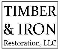 House page timber and iron logo online